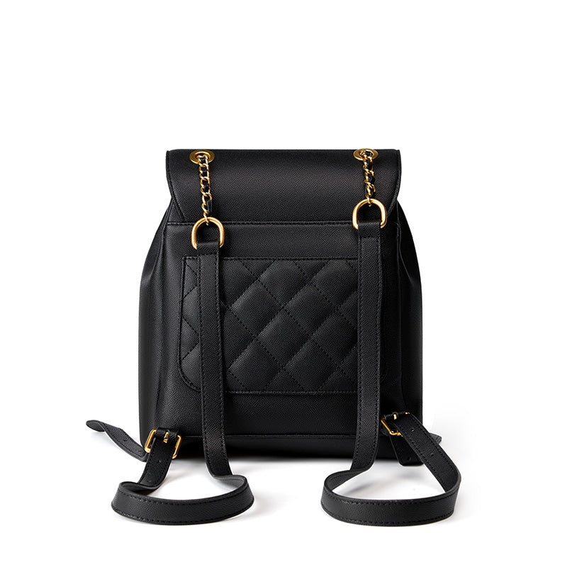 Chanel style chain backpack