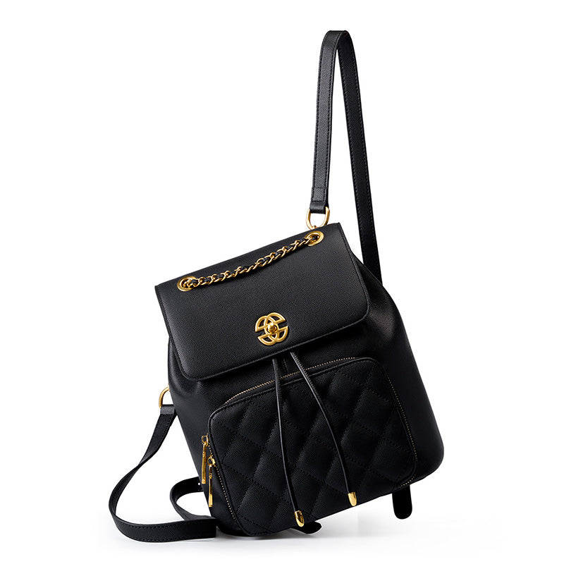 Chanel style chain backpack