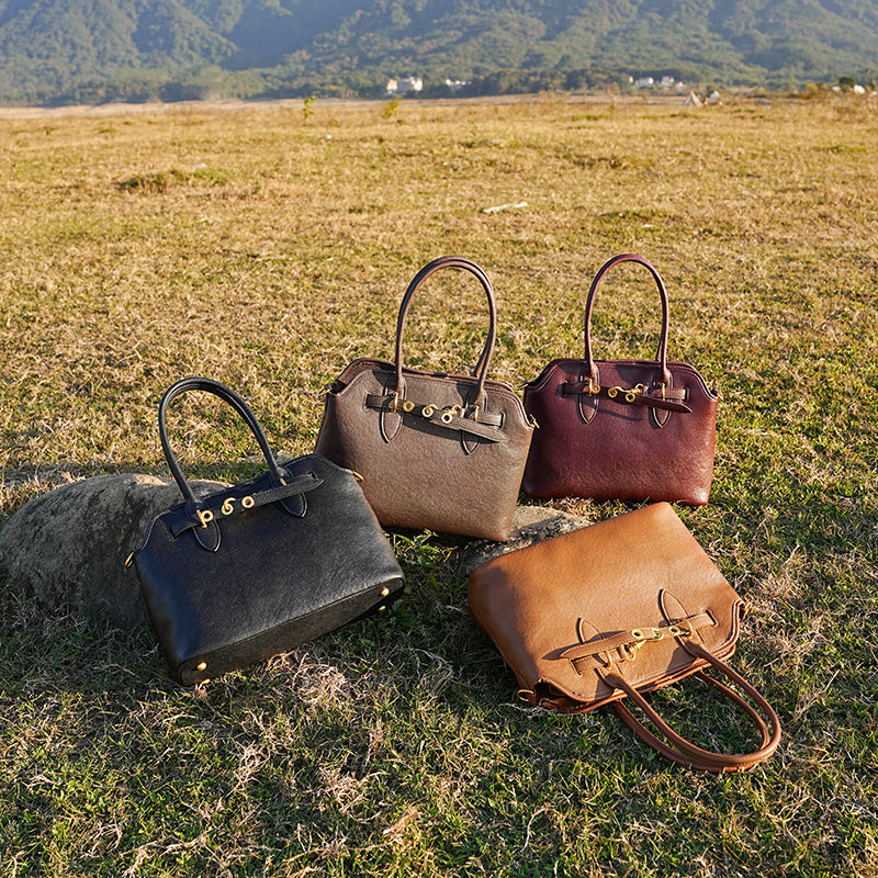 Genuine leather large capacity shoulder underarm bag niche retro versatile handbag crossbody bag