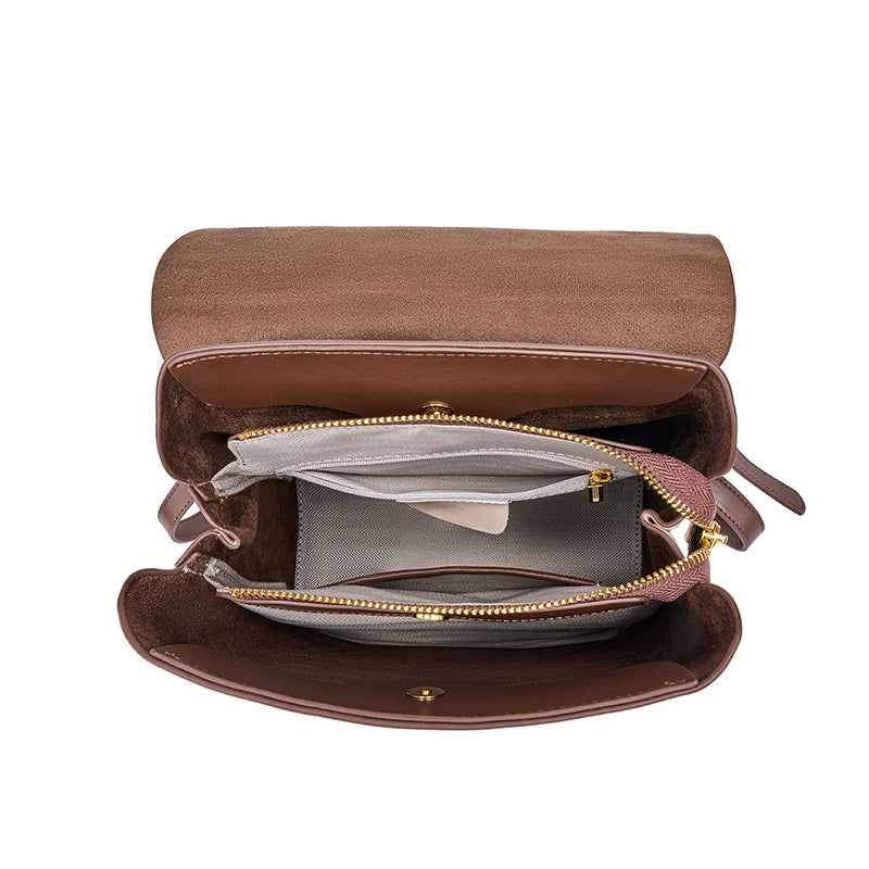 Simple European and American retro backpack