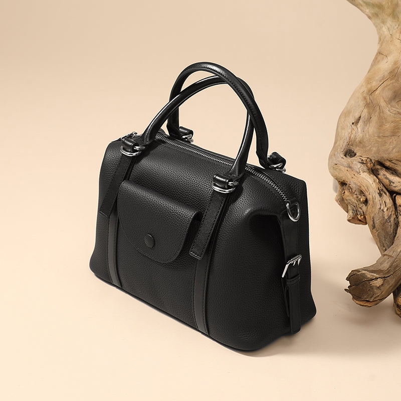 Genuine leather versatile handbag fashionable light luxury shoulder crossbody bag