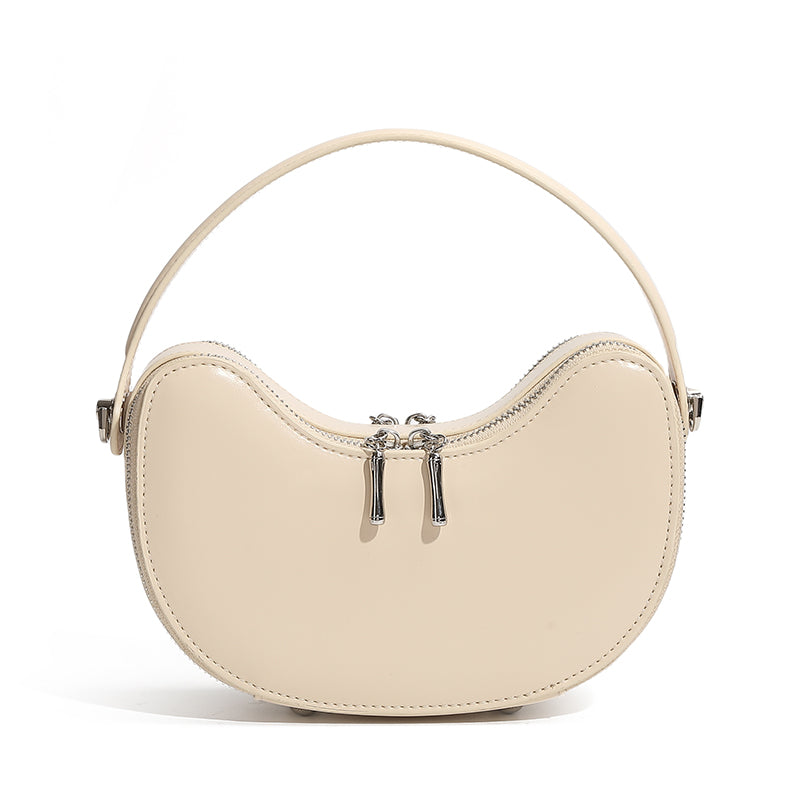 Niche design genuine leather handbag genuine leather exquisite high-end shoulder crossbody dumpling women