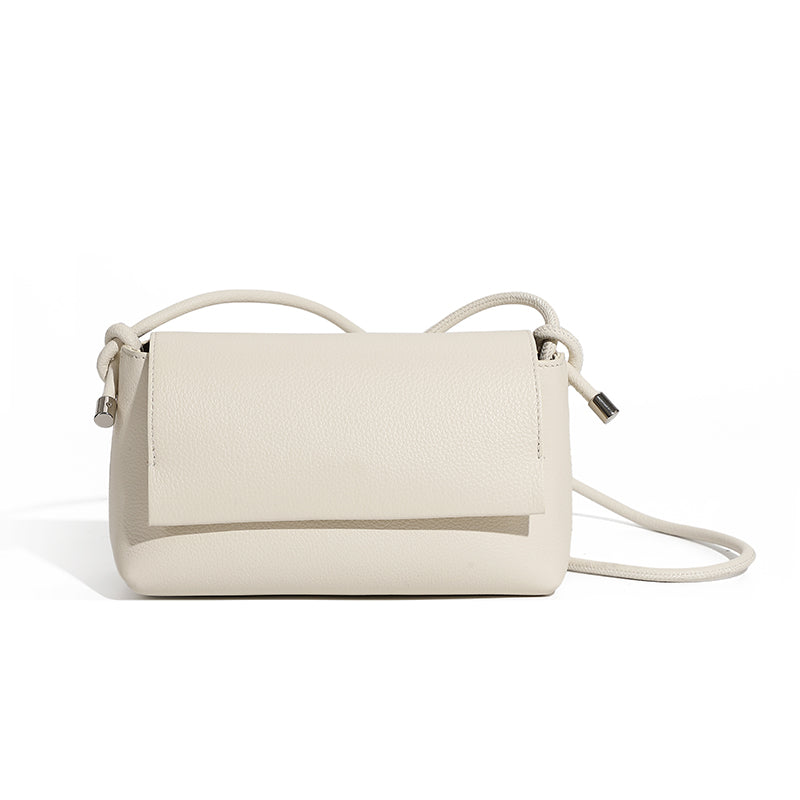 First layer soft cowhide versatile crossbody bag genuine leather women's bag niche shoulder underarm bag small bag