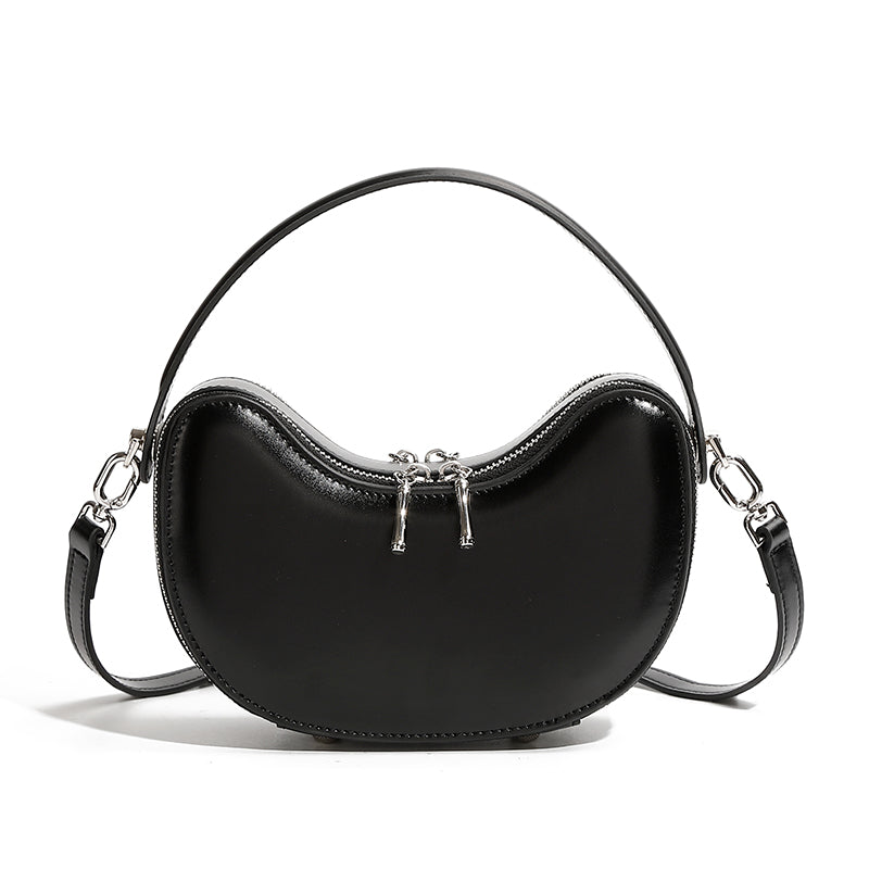 Niche design genuine leather handbag genuine leather exquisite high-end shoulder crossbody dumpling women