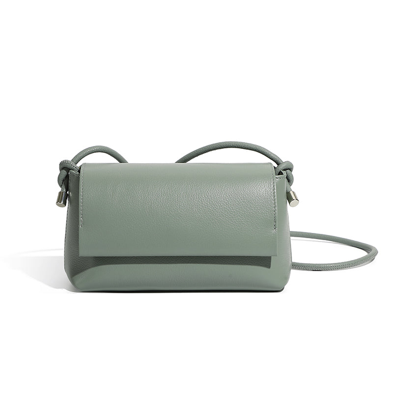 First layer soft cowhide versatile crossbody bag genuine leather women's bag niche shoulder underarm bag small bag