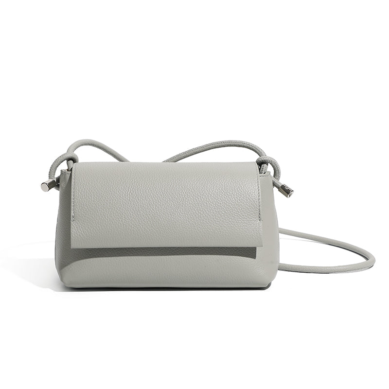 First layer soft cowhide versatile crossbody bag genuine leather women's bag niche shoulder underarm bag small bag