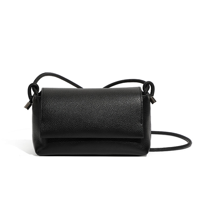 First layer soft cowhide versatile crossbody bag genuine leather women's bag niche shoulder underarm bag small bag