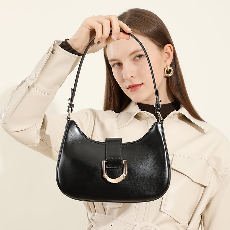 Niche design high-end baguette bag fashionable shoulder bag
