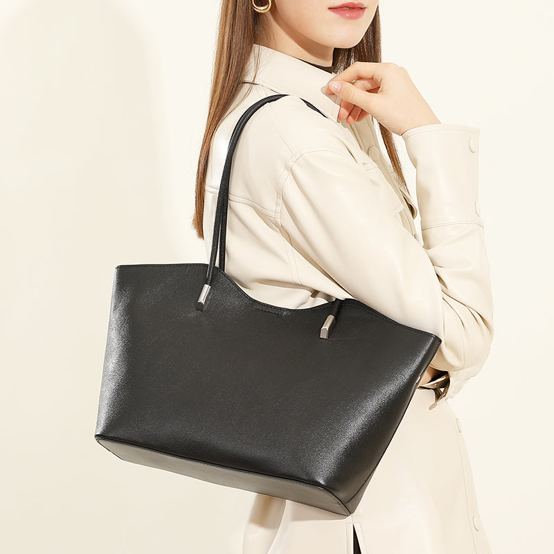 Women's large capacity tote bag shoulder bag commuter handbag tote bag