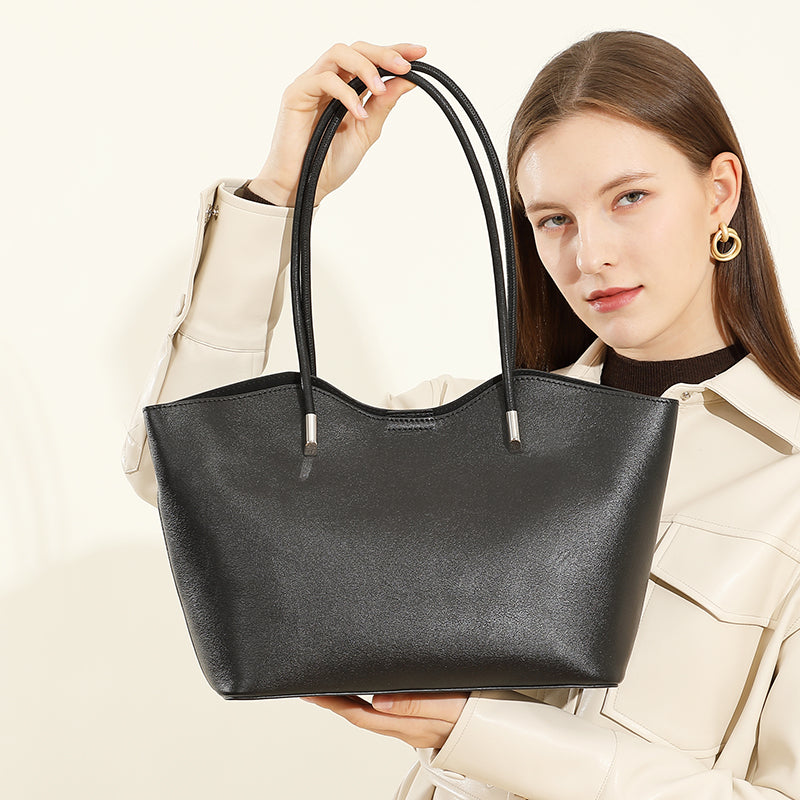 Women's large capacity tote bag shoulder bag commuter handbag tote bag