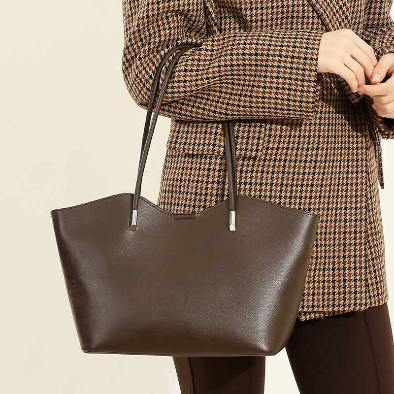 Women's large capacity tote bag shoulder bag commuter handbag tote bag