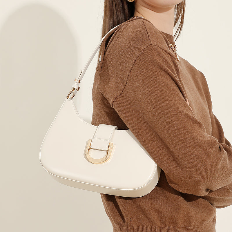 Niche design high-end baguette bag fashionable shoulder bag