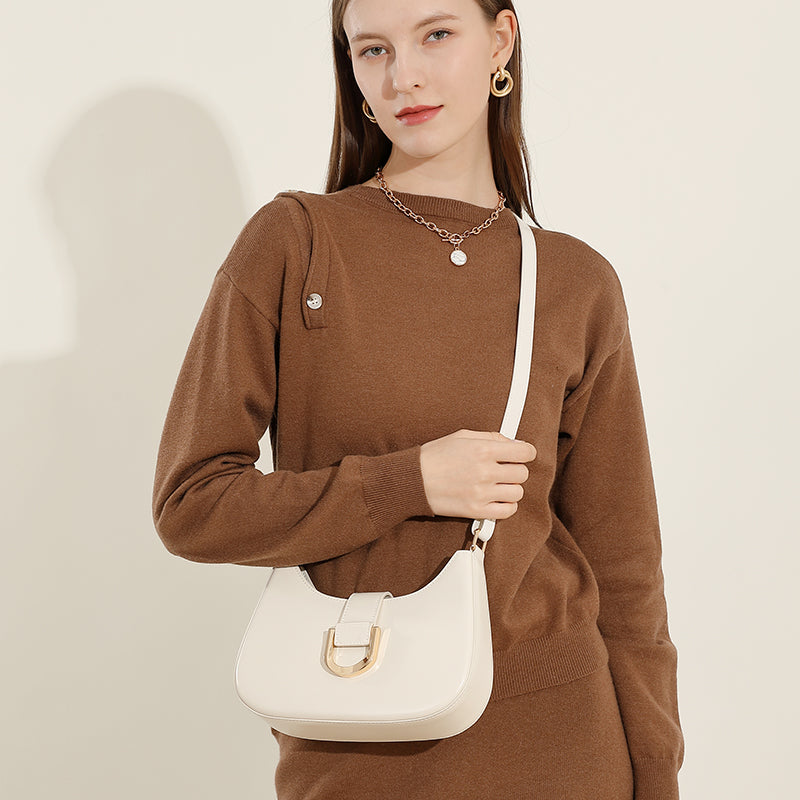 Niche design high-end baguette bag fashionable shoulder bag