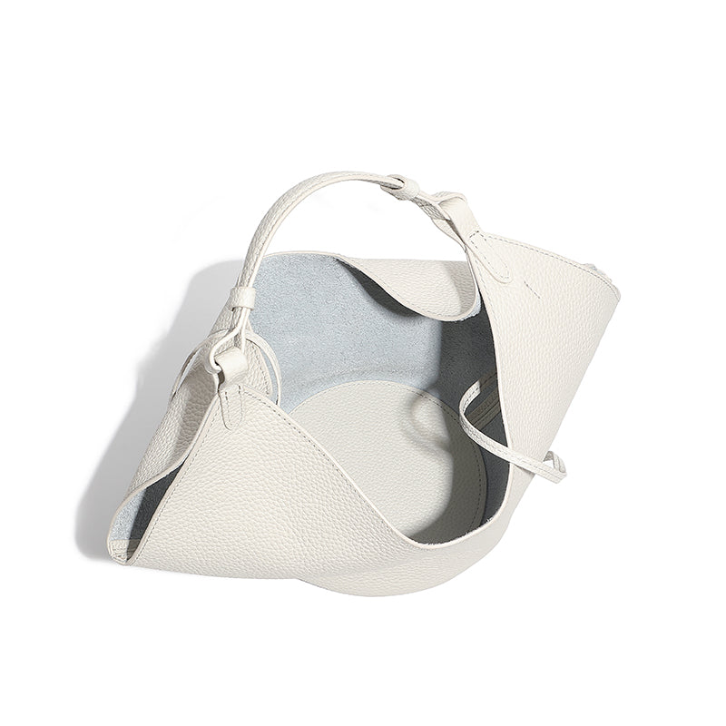 First layer of cowhide large capacity tote bag mother and vegetable basket bag trendy commuting all-match women's bag