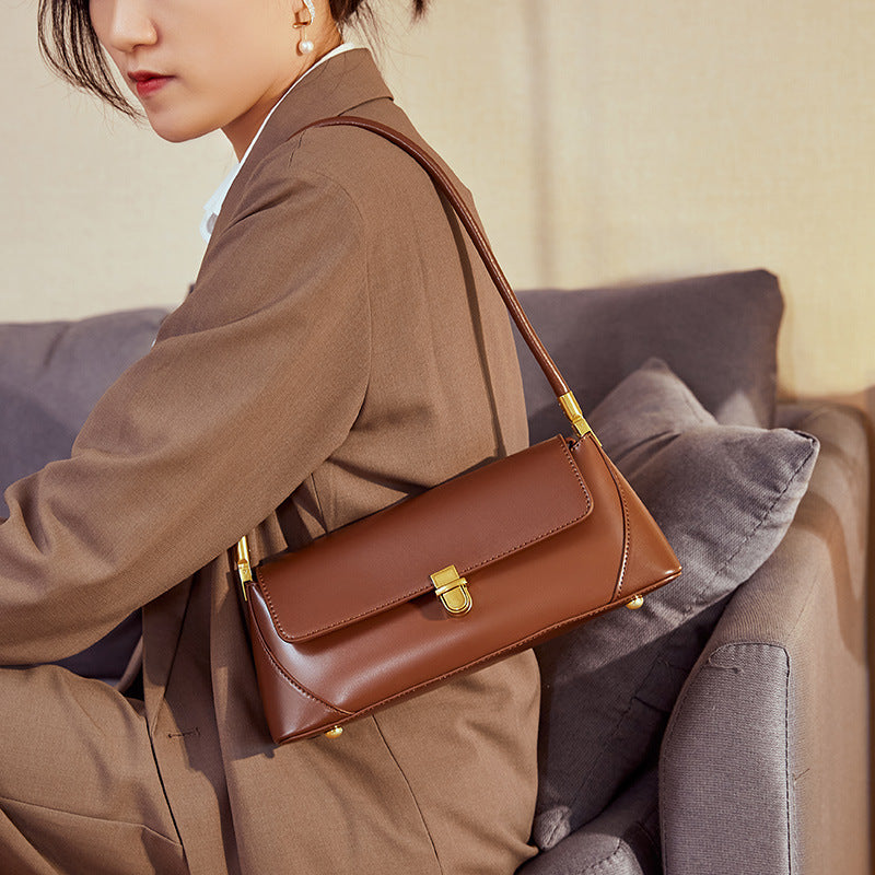 French underarm bag niche baguette handbag